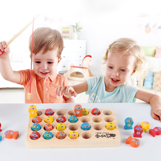 Wooden Magnetic Fishing Game Montessori