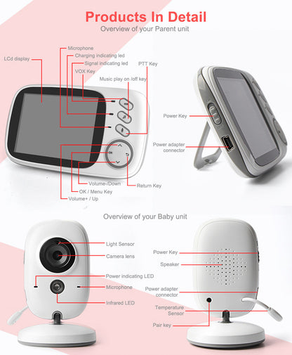 Wireless Baby Monitor for Home Safety